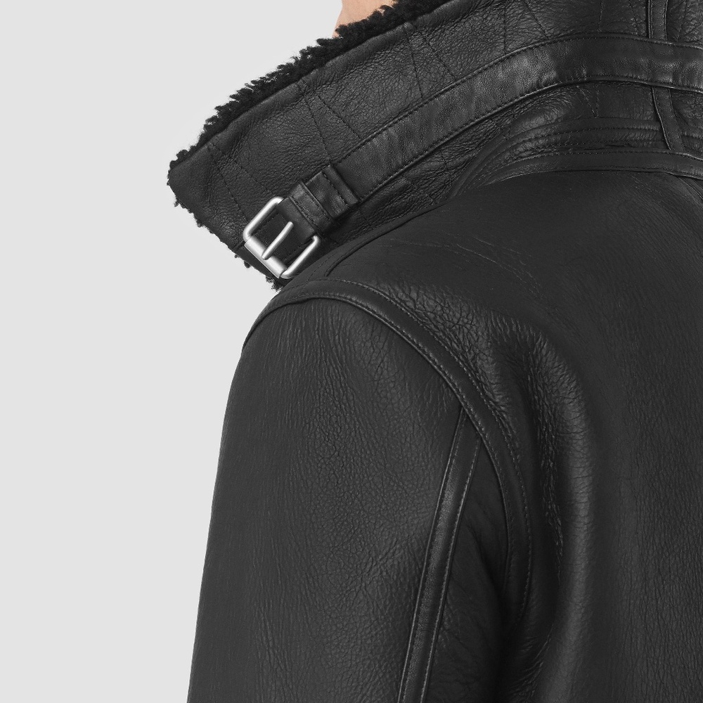 All Saints Leather Jacket - Picture 4 of 6